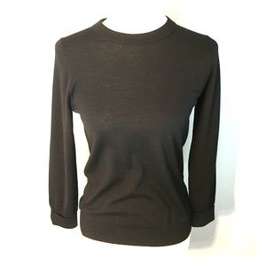 J. Crew black wool sweater
